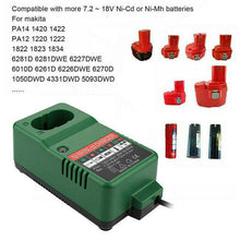 Load image into Gallery viewer, Charger for Makita NiMH NiCd Battery DC1414T DC1414F DC1804 7.2V-18V Tool - Battery Mate