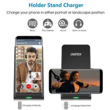 Load image into Gallery viewer, Choetech Wireless Charger Qi 10W Black T524-S - Battery Mate