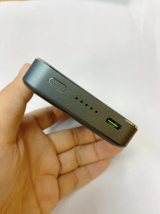 Clear Magnetic Wireless Power Bank PD+QC Charger For iPhone 13 12 Pro Max5000Mah - Battery Mate