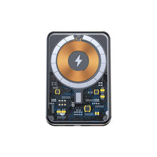 Load image into Gallery viewer, Clear Magnetic Wireless Power Bank PD+QC Charger For iPhone 13 12 Pro Max5000Mah - Battery Mate