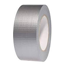 Load image into Gallery viewer, Cloth Duct Tape Gaffer Craft Self Adhesive Repair Silver 48mm Waterproof - Battery Mate