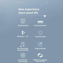 Load image into Gallery viewer, Coaxial Fiber Optic Bluetooth 5.0 Receiver Digital to Analog Audio Converter - Battery Mate