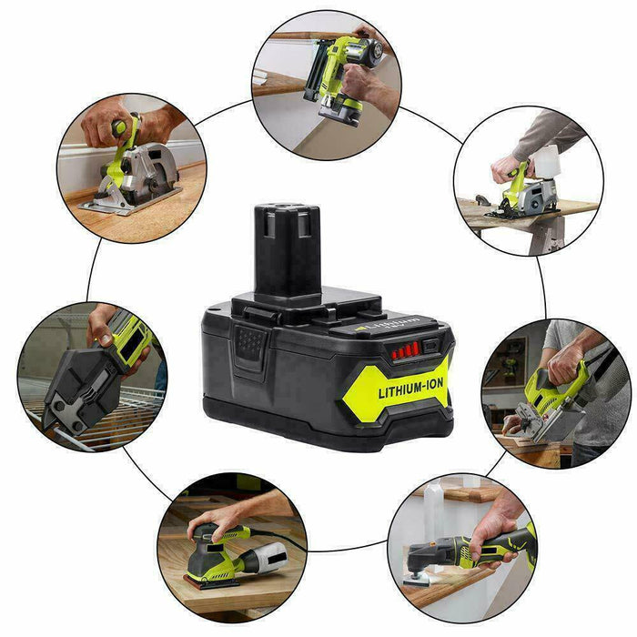 [Combo Deal] 2x Ryobi One+ Plus Compatible 18V Batteries 5ah + 1x Charger - Battery Mate