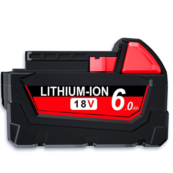 Compatible 18V 6.0Ah Lithium XC Battery For Milwaukee M18 48-11-1840 48-11-1860 Extended - Battery Mate