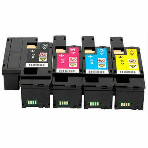 Compatible 4 Pack Fuji Xerox Docuprint CM115w Toner Cartridge (1BK,1C,1M,1Y) High Yield 2000/1400 (K/CMY) Pages - Battery Mate