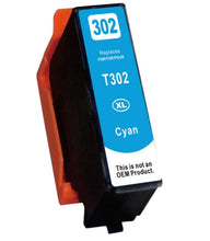 Load image into Gallery viewer, Compatible Epson 302XL (C13T01X192) Cyan High Yield Inkjet Cartridge - Battery Mate