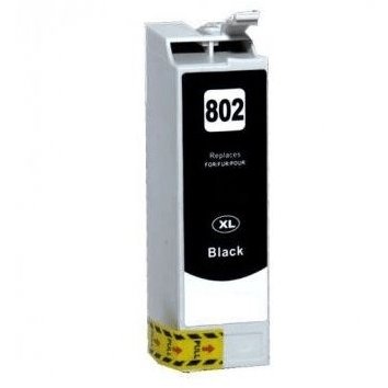 Compatible Epson 802XL (C13T356192) Black High Yield Inkjet Cartridge - Battery Mate