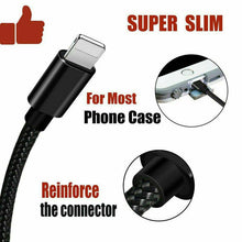 Load image into Gallery viewer, Compatible For iPhone 14 13 12 11 7 X 8 6 iPad USB Charging Phone Cable Data Cord Charger - Battery Mate