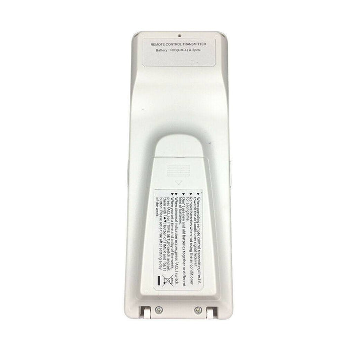 Compatible Mitsubishi Heavy Ind Air Conditioner Remote Control for RLA502A700B, RLA502A700L - Battery Mate