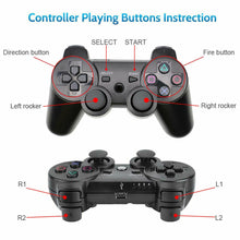 Load image into Gallery viewer, Compatible Wireless Bluetooth Controller Dual Vibration Gamepad PS3 PlayStation (Clear) - Battery Mate