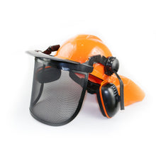 Load image into Gallery viewer, Complete Safety Helmet Visor Ear Muffs Neck Flap Chainsaw Brush Cutter Lawn Mower - Battery Mate