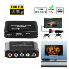 Load image into Gallery viewer, Component Video &amp; L/R RCA Stereo Audio to HDMI Converter Adapter for DVD Xbox PS - Battery Mate