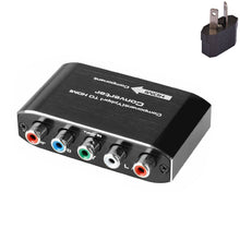 Load image into Gallery viewer, Component Video &amp; L/R RCA Stereo Audio to HDMI Converter Adapter for DVD Xbox PS - Battery Mate