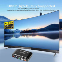 Load image into Gallery viewer, Component Video &amp; L/R RCA Stereo Audio to HDMI Converter Adapter for DVD Xbox PS - Battery Mate