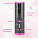 Cordless Automatic Hair Curler [Pink] - Battery Mate