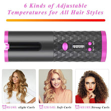 Load image into Gallery viewer, Cordless Automatic Hair Curler [Pink] - Battery Mate