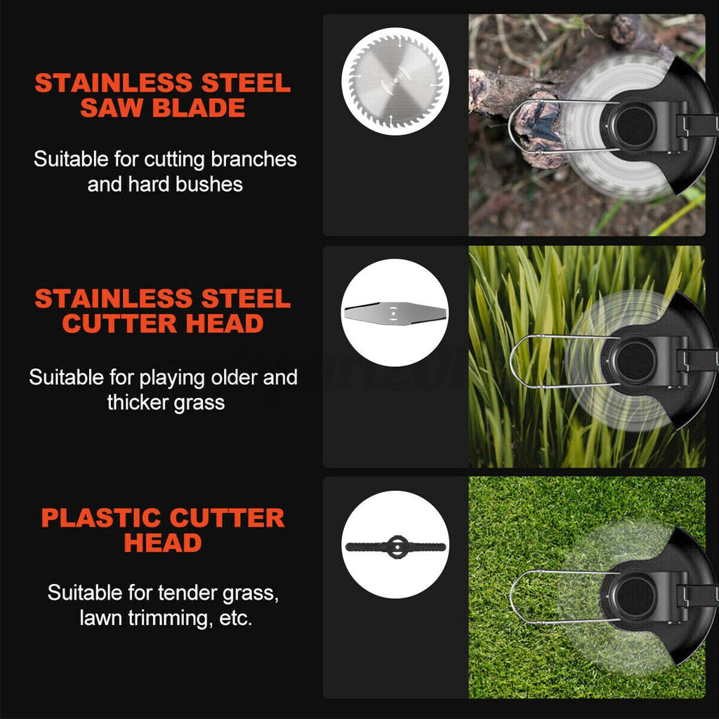 Cordless Grass Trimmer Lawn Grass Brush Cutter Blade Whipper Snipper For Makita - Battery Mate