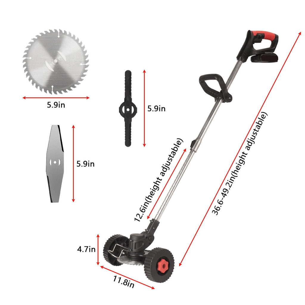 Cordless Grass Trimmer Lawn Grass Brush Cutter Blade Whipper Snipper For Makita - Battery Mate