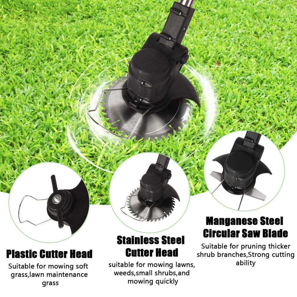 Cordless Grass Trimmer Lawn Grass Brush Cutter Blade Whipper Snipper For Makita - Battery Mate