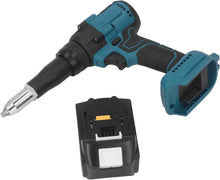 Load image into Gallery viewer, Cordless Rivet Gun 360W Heavy Duty Electric Rivet Gun Brushless Kit with Wrench for 0.1-0.2in Rivets &amp; 18V Lithium Ion Battery - Battery Mate