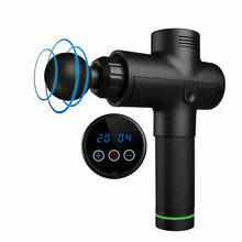 Load image into Gallery viewer, Cordless Strong Massage Gun LCD Deep Tissue Percussion Massager Muscle + 6 Heads - Battery Mate