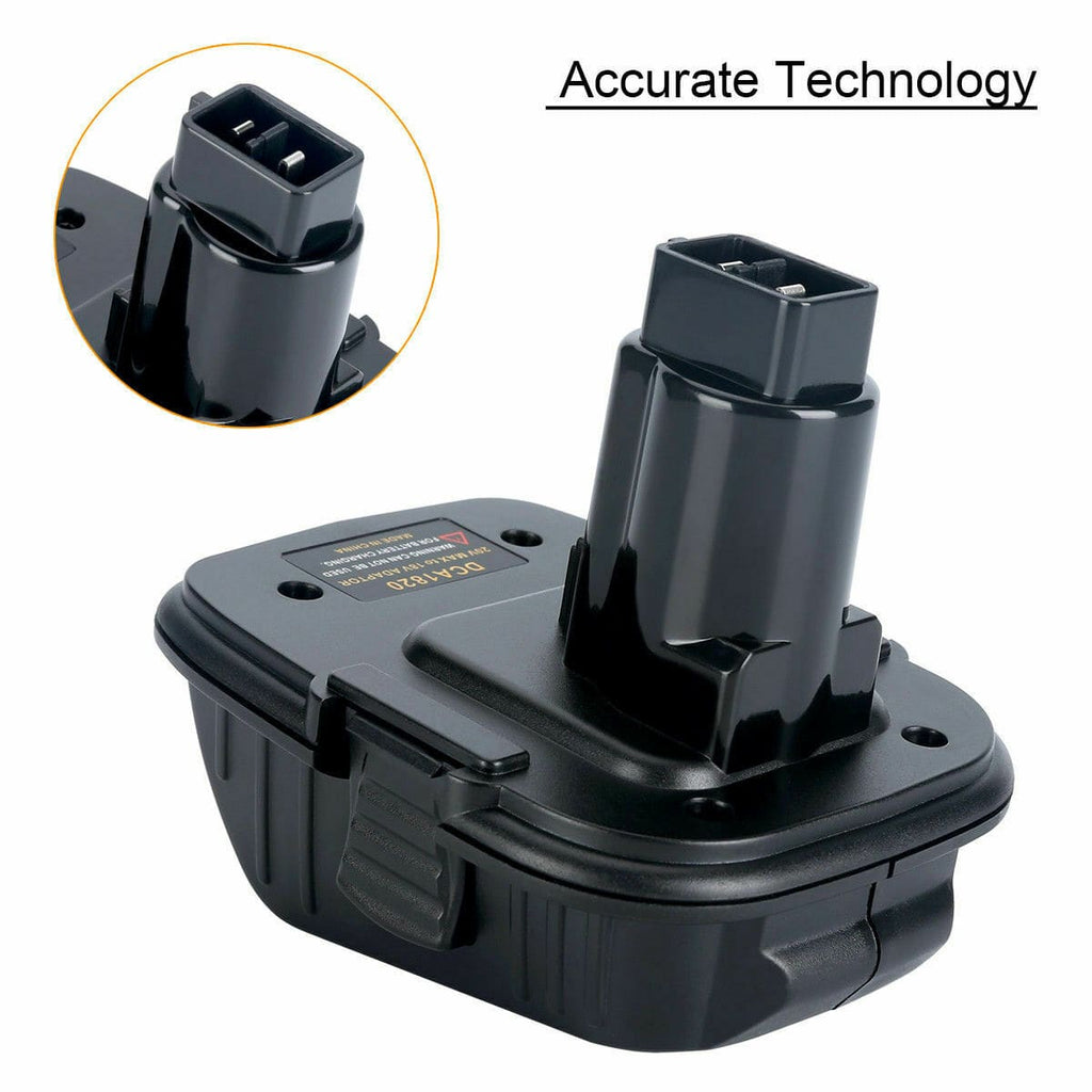 DCA1820 Adapter For Dewalt 20V MAX to 18V Convert for Li-Ion NiCD NiMh Battery - Battery Mate