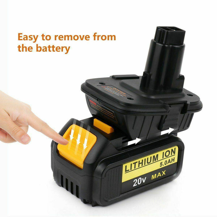 DCA1820 Adapter For Dewalt 20V MAX to 18V Convert for Li-Ion NiCD NiMh Battery - Battery Mate