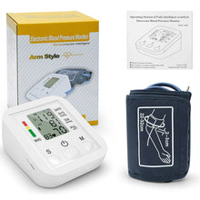 Load image into Gallery viewer, Digital Blood Pressure Monitor Upper Arm Automatic Machine Heart Rate Monitor - Battery Mate