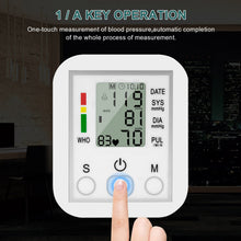 Load image into Gallery viewer, Digital Blood Pressure Monitor Upper Arm Automatic Machine Heart Rate Monitor - Battery Mate