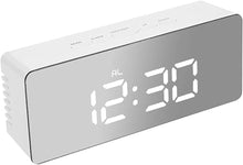Load image into Gallery viewer, Digital Clock LED Display Desk Table Temperature Alarm Time Modern Home Decor - Battery Mate