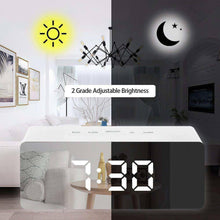 Load image into Gallery viewer, Digital Clock LED Display Desk Table Temperature Alarm Time Modern Home Decor - Battery Mate