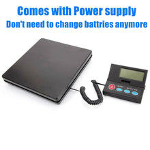 Load image into Gallery viewer, Digital Platform Postal Scale with LCD Backlit Display | 2g - 50kg Weight - Battery Mate