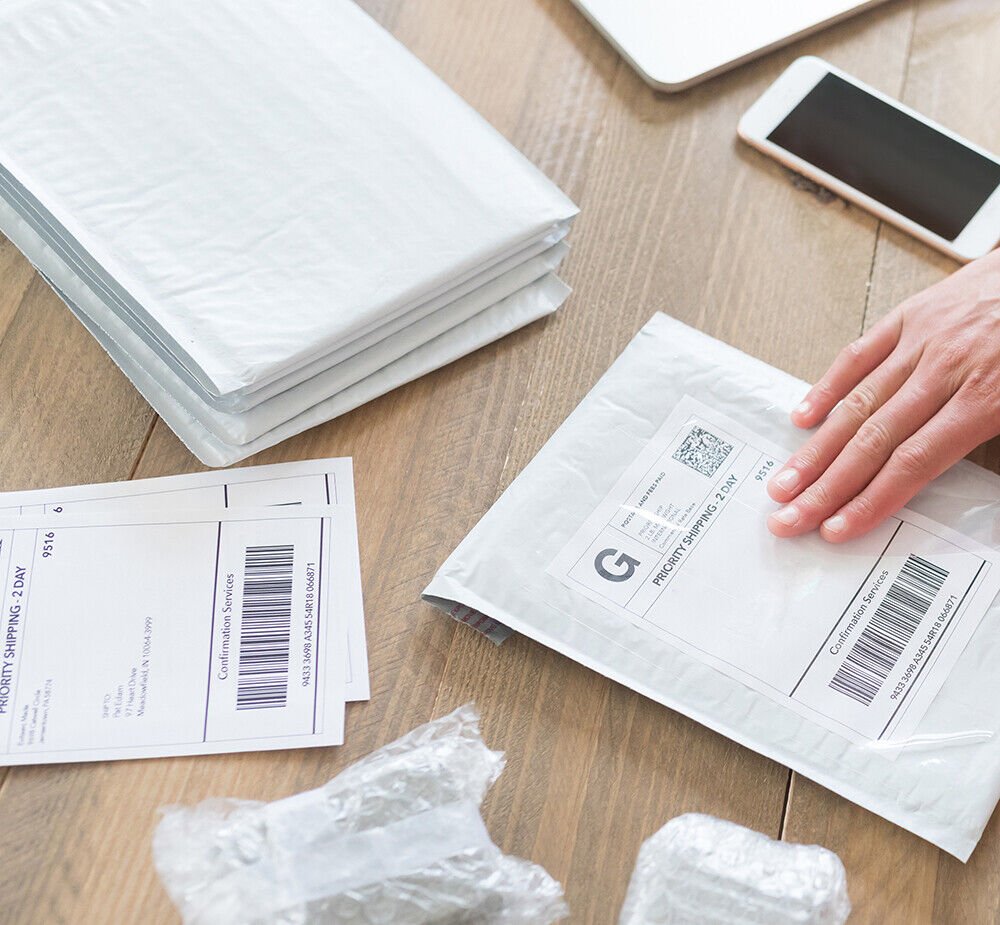 DIRECT THERMAL 4x6 Labels Roll 100x150mm Fastway AUSPOST eParcel Shipping Label - Battery Mate