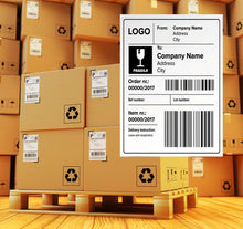 Load image into Gallery viewer, DIRECT THERMAL 4x6 Labels Roll 100x150mm Fastway AUSPOST eParcel Shipping Label - Battery Mate