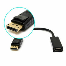 Load image into Gallery viewer, Display Port DP to HDMI Cable Male to Female 4K AND Full HD Adapter - Battery Mate