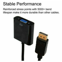Load image into Gallery viewer, Displayport Display Port DP Male to VGA Female Video Converter Adapter Cable PC - Battery Mate