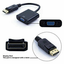 Load image into Gallery viewer, Displayport Display Port DP Male to VGA Female Video Converter Adapter Cable PC - Battery Mate
