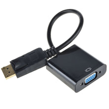Load image into Gallery viewer, Displayport Display Port DP Male to VGA Female Video Converter Adapter Cable PC - Battery Mate