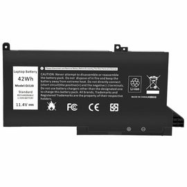 DJ1J0 Compatible Battery For Dell Latitude 7280 7290 E7280 E7290 - Battery Mate