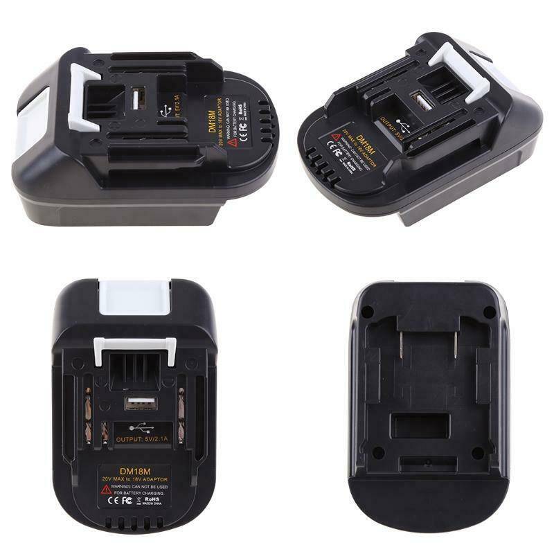 DM18M Battery Adapter for Milwaukee to Makita Battery / for Milwaukee 18V for Dewalt 20V Battery Convert to for Makita 18V Battery - Battery Mate