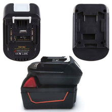 Load image into Gallery viewer, DM18M Battery Adapter for Milwaukee to Makita Battery / for Milwaukee 18V for Dewalt 20V Battery Convert to for Makita 18V Battery - Battery Mate