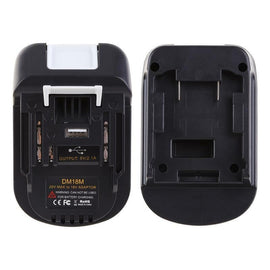 DM18M Battery Adapter for Milwaukee to Makita Battery / for Milwaukee 18V for Dewalt 20V Battery Convert to for Makita 18V Battery - Battery Mate