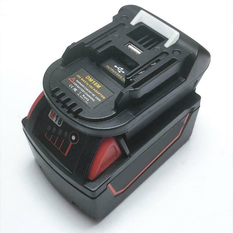 DM18M Battery Adapter for Milwaukee to Makita Battery / for Milwaukee 18V for Dewalt 20V Battery Convert to for Makita 18V Battery - Battery Mate