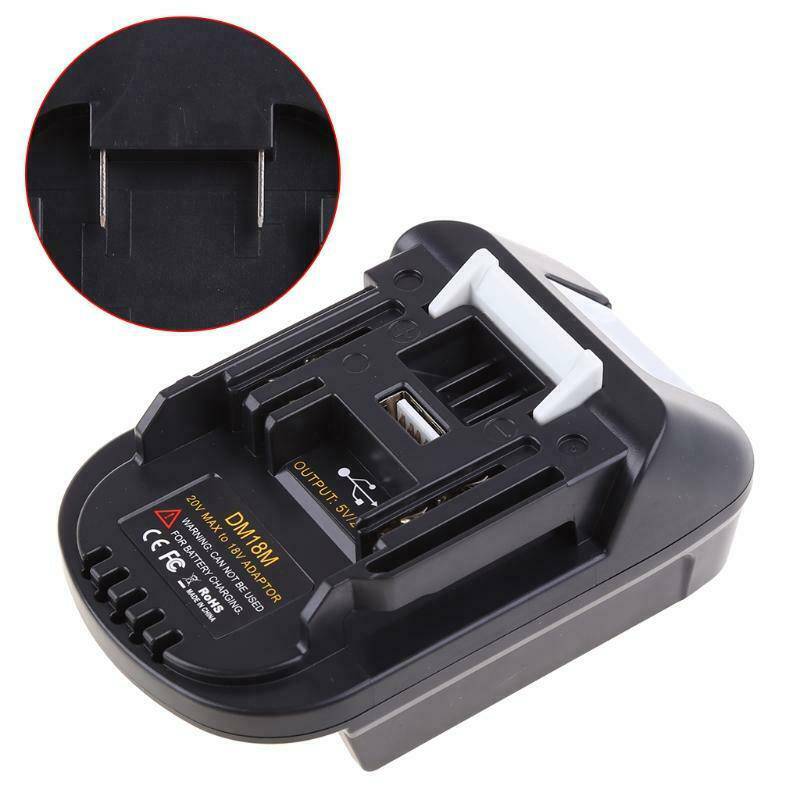 DM18M Battery Adapter for Milwaukee to Makita Battery / for Milwaukee 18V for Dewalt 20V Battery Convert to for Makita 18V Battery - Battery Mate