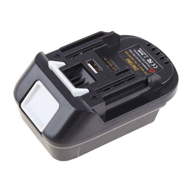 DM18M Battery Adapter for Milwaukee to Makita Battery / for Milwaukee 18V for Dewalt 20V Battery Convert to for Makita 18V Battery - Battery Mate