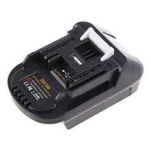 Load image into Gallery viewer, DM18M Battery Adapter for Milwaukee to Makita Battery / for Milwaukee 18V for Dewalt 20V Battery Convert to for Makita 18V Battery - Battery Mate
