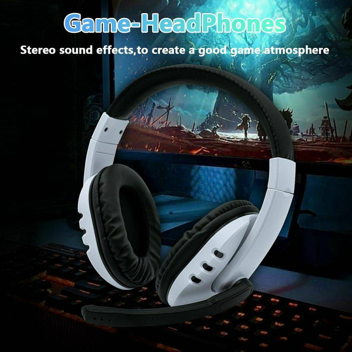 Dobe 3.5mm Gaming Headset MIC Headphones for PS5 PS4 Xbox One Xbox 360 PC - Battery Mate