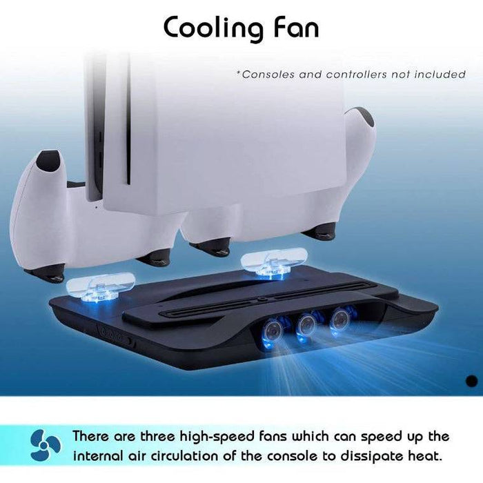 Dobe Multifunctional Cooling Stand with Charging for PS5 - Battery Mate