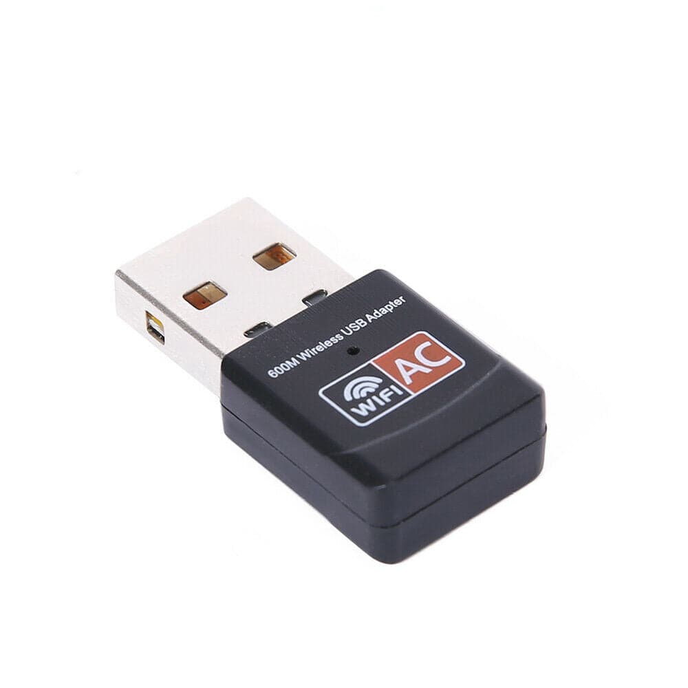 Dual Band 600Mbps USB WiFi Wireless Dongle AC600 Lan Network Adapter 2.4GHz 5GHz - Battery Mate