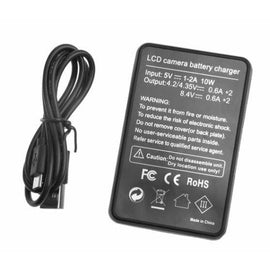 Dual Battery Charger For CANON LP-E6 EOS 6D 7D 70D 60D 5D Mark III Mark II SLR - Battery Mate
